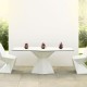 Vertex Mesa Table Vondom white