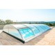 Abri de Piscine en Aluminium et Polycarbonate 390 x 642 x 75