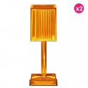 Conjunto de 2 lâmpadas Gatsby Prisma Amber Wireless Vondom Led