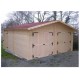 Dubbele Houten Garage Habrita 42 m2