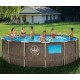 Pool Swing Elite Round Design rotan 457x122 met patrijspoort