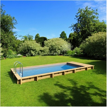 Urban Pool Procopi Holz 600 x 250 x H 133 Automatische Abdeckung