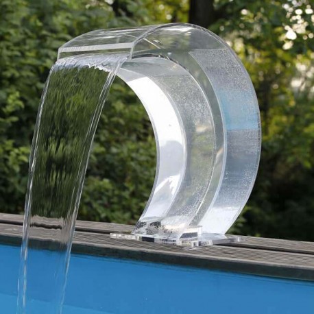 Cascade de piscine Mamba Acrylique LED