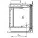 Ferlux Kalio Inserto de madera de hierro fundido con cristal Turbo 16 kW