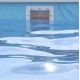 Above ground pool TOI Ibiza Oval 730x366x132 with complete white kit