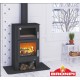 Wood stove Bronpi Gijon 3C 11kW with pyre