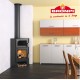 Bronpi Lerma 9kW wood corner stove with oven