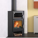 Bronpi Lerma 9kW wood corner stove with oven