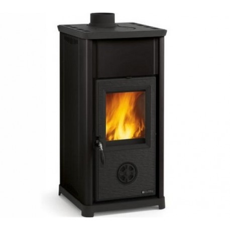 Stufa a legna Nordica Extraflame Tea 6.6kW nero Antracite