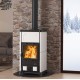 Poêle à bois Nordica Extraflame Fedora 8.3kW Blanc Infinty