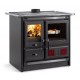 Estufa de leña Nordica Extraflame Rosa L 9kW Negro