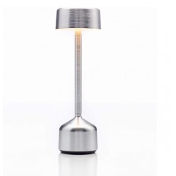 Luminaire de Table Imagilights Led Demoiselle Tall Cylindre Aluminium