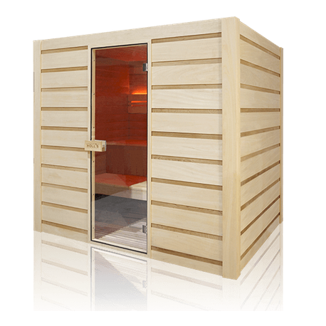 Sauna Eccolo 6 places Holl’s Pack complet Poêle 4.5kW et pierres inclus