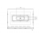 Poêle bioéthanol Incoza 3 avec 3 cotés vitres Infire 3 kW Noir