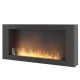 Infire Murall 1200 Caminetto a bioetanolo con vetro 3 kW Nero