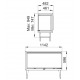 Bronpi Cairo 110-D Inserto de madera de 2 paneles lado izquierdo Vision 15kW