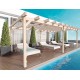 Vrijstaande houten pergola Marsella 600x400cm 24m2