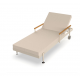 Esemble de 2 Chaises Loungues Sun Lounger Hamptons avec Table basse Vondom