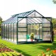 Aluminium Garden Greenhouse Habrita 10.60m2