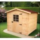 Alpina Garden shed Madeira maciça Habrita 4 m2 Log 20mm