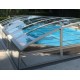 Abri de Piscine mi-haut télescopique Imperial 8.54X4.3 Abrilios