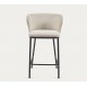 Set of 2 Elia VeryForma White and Black Metal High Stools