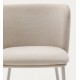 Set of 2 Elia VeryForma Beige Fabric and Metal Chairs