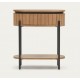 Bedside table with oval mango wood drawer 55 Cali VeryForma