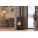 Wood stove Nordica Extraflame Fedora 8.3kW Bordeaux