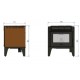 Ferlux Ares Pellet Stove 10 kW Vintage Brown