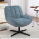 Ena Fabric Armchair Blue Swivel VeryForma