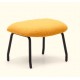 Lina footstool in mustard terry fabric and VeryForma