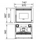 Inserto pellet canalizzato Comfort P70 Air Plus La Nordica Extraflame 10kW