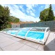 Abrilios Low Zen Pool Enclosure Telescopic for Pool 600x300