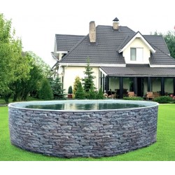 Piscina rotonda Azuro Stone Design 5x1.2m